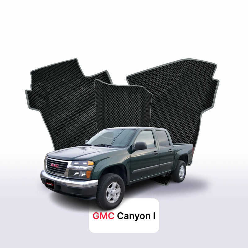 Car mats EVA for GMC Canyon 1 gen 2004-2012 year Pick-Up double cabin