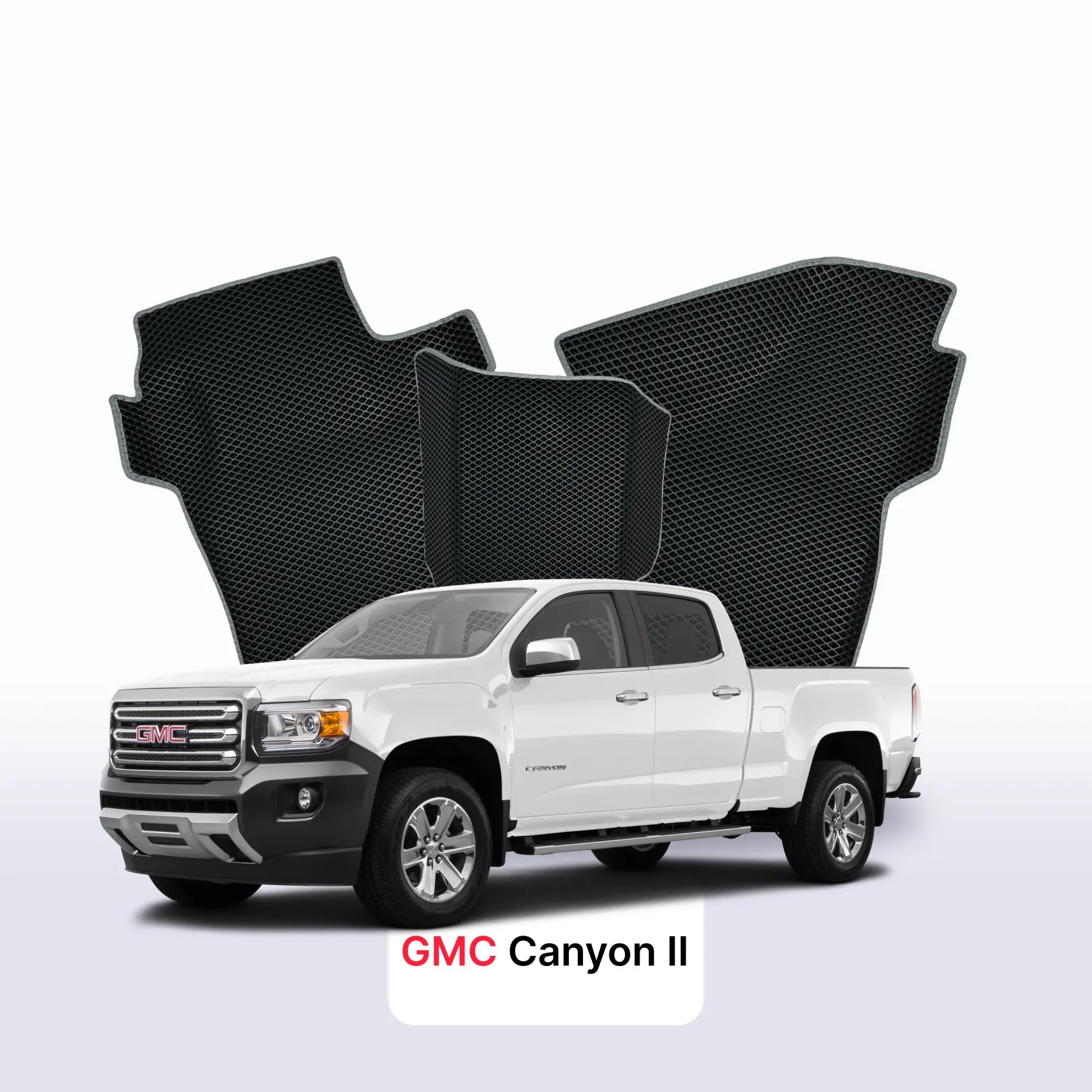 Car mats EVA for GMC Canyon 2 gen 2014-2023 year PICK-UP double cabin