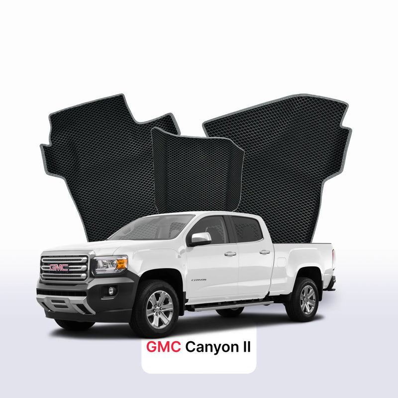 Car mats EVA for GMC Canyon 2 gen 2014-2023 year PICK-UP double cabin