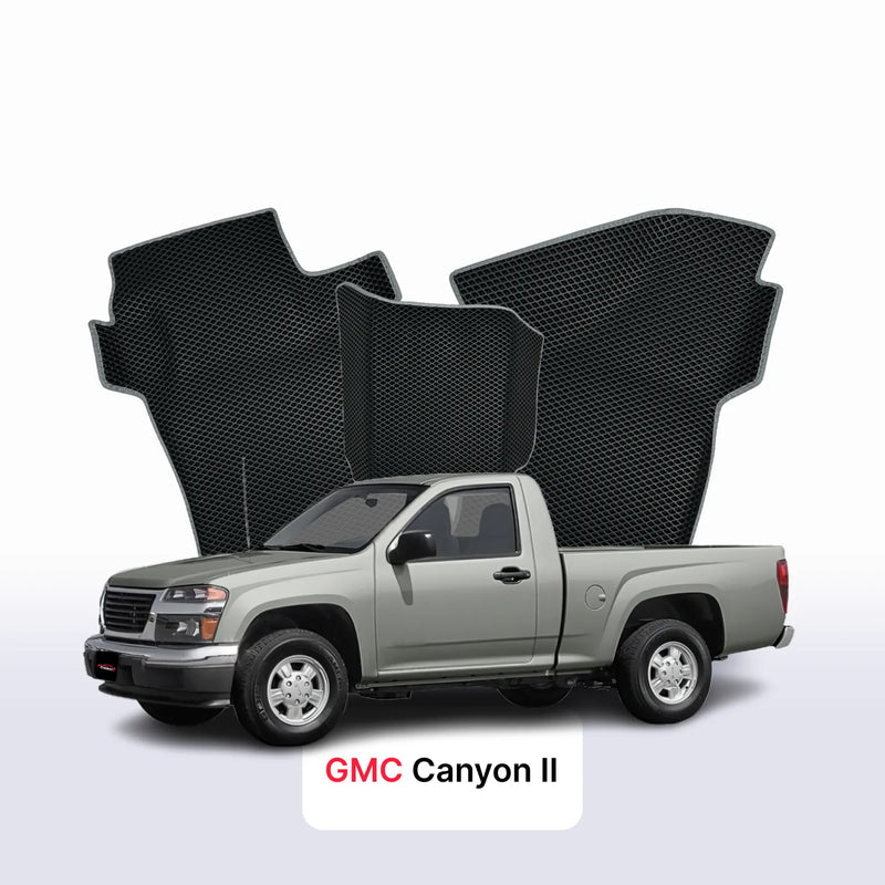Car mats EVA for GMC Canyon 2 gen 2014-2023 year PICK-UP single cabin