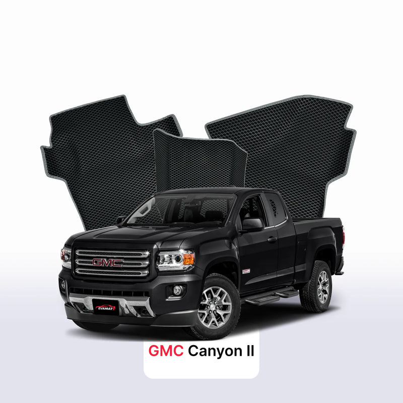 Car mats EVA for GMC Canyon 2 gen 2014-2023 year Pick-Up one-and-half cabin