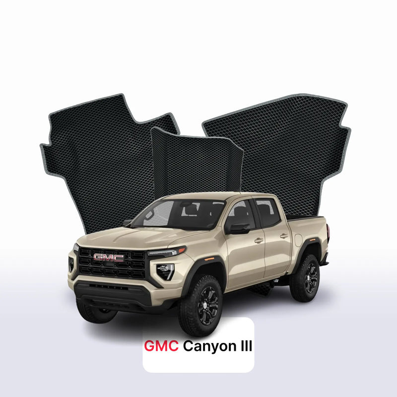 Car mats EVA for GMC Canyon 3 gen 2024-2030 year PICK-UP double cabin