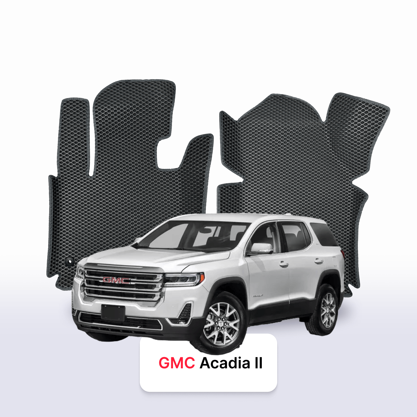 Car mats EVA for GMC Acadia 2 gen 2016-2023 year SUV