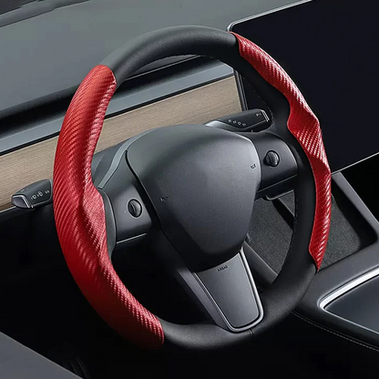 Couvre volant universel en fibre de carbone