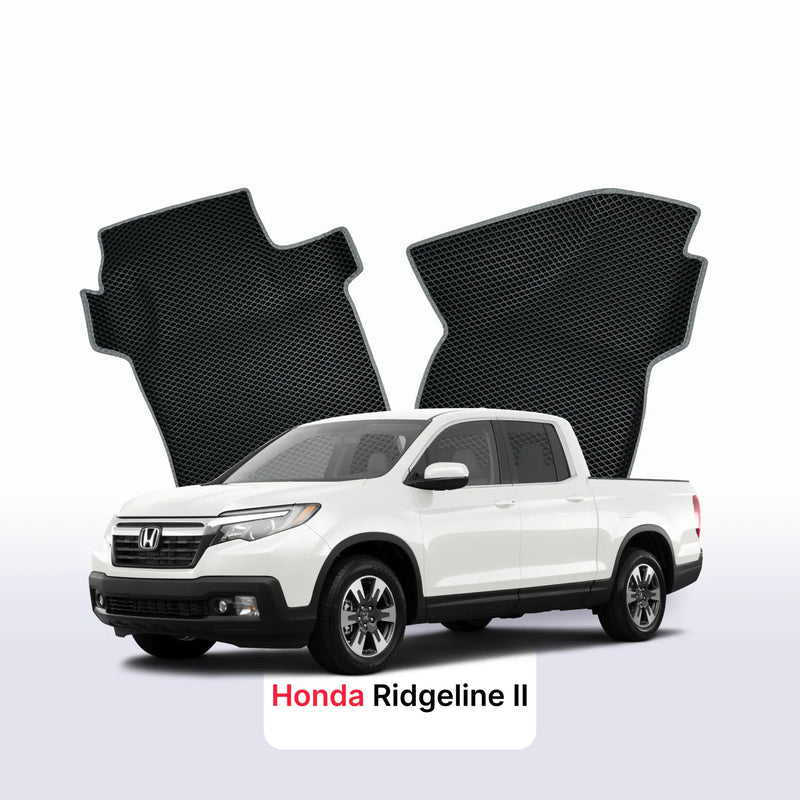Car mats EVA for Honda Ridgeline 2 gen 2016-2028 year Pick-Up double cabin