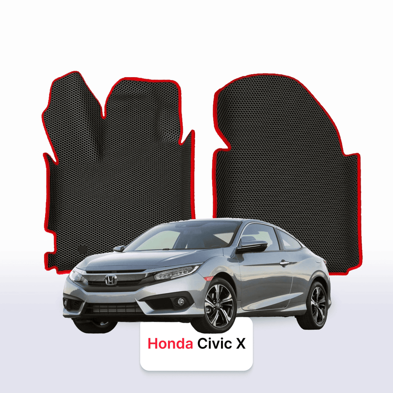 Car mats EVA for Honda Civic 10 gen 2015-2021 year COUPE