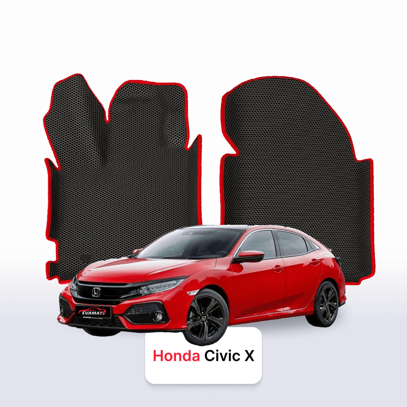 Car mats EVA for Honda Civic 10 gen 2015-2021 year HATCHBACK 5 door