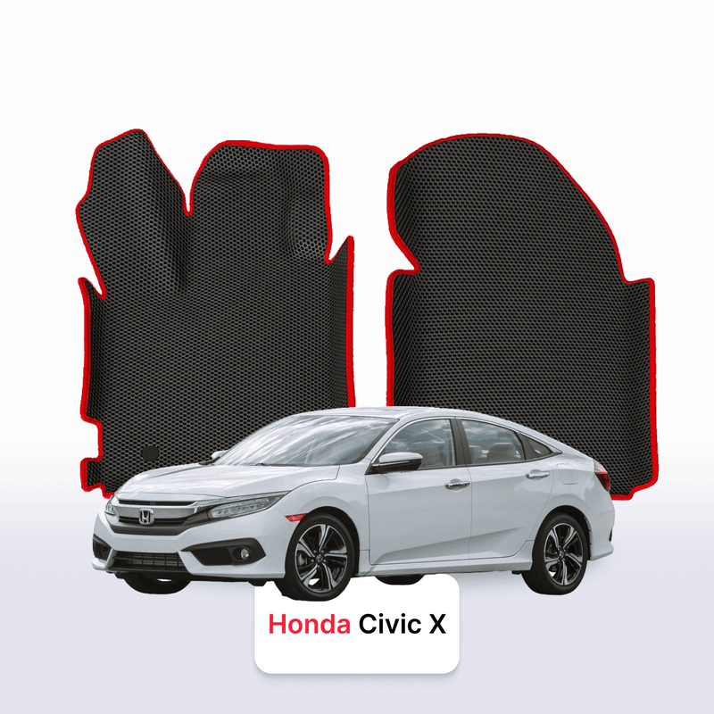 Car mats EVA for Honda Civic 10 gen 2015-2021 year SEDAN