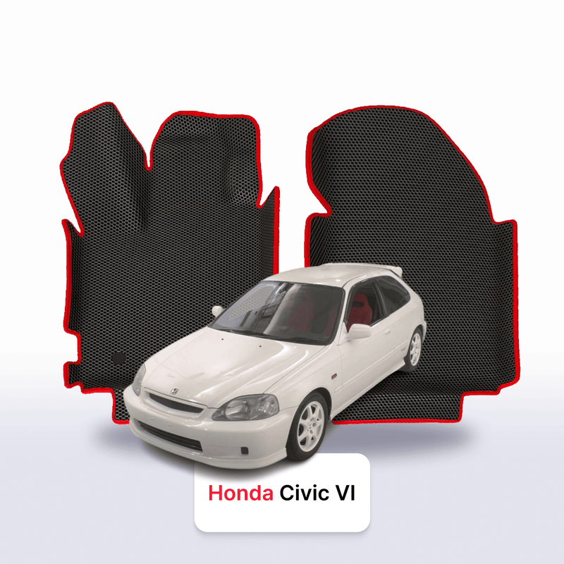 Car mats EVA for Honda Civic 6 gen 1995-2001 year HATCHBACK 3 door
