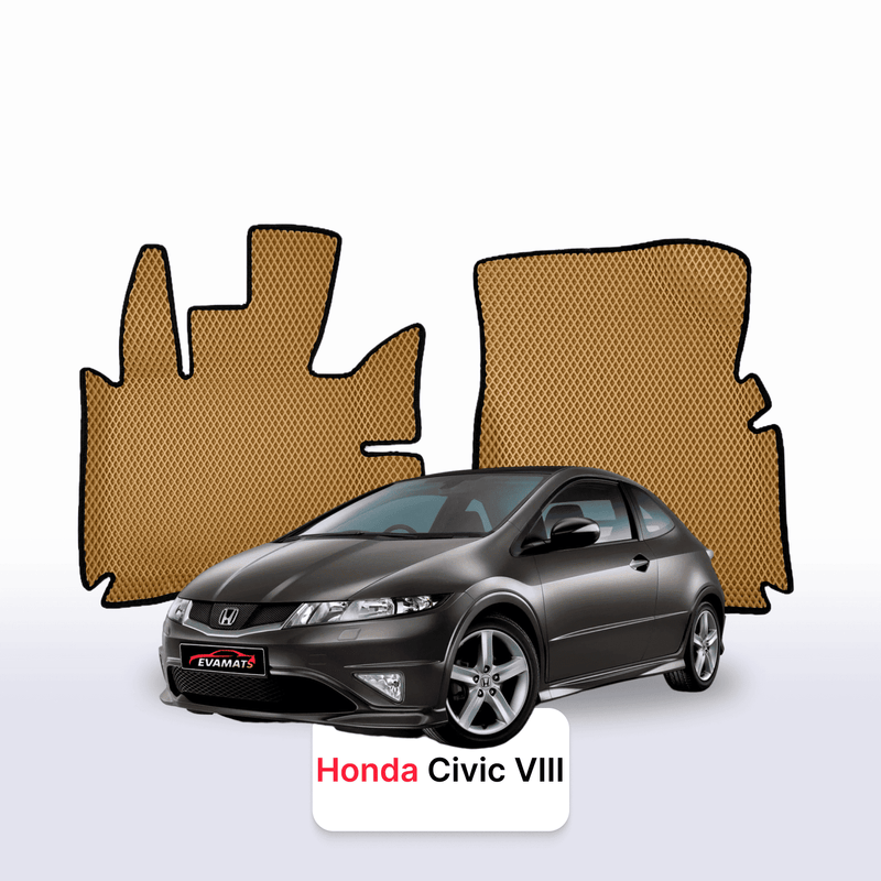 Car mats EVA for Honda Civic 8 gen 2005-2012 year HATCHBACK 3 door