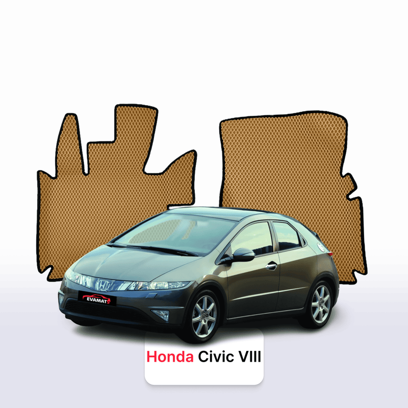 Car mats EVA for Honda Civic 8 gen 2005-2012 year HATCHBACK 5 door