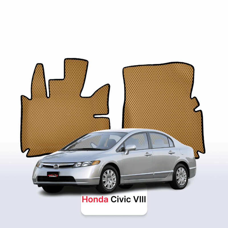 Car mats EVA for Honda Civic 8 gen 2005-2012 year SEDAN