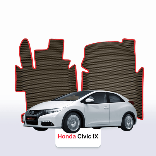 Car mats EVA for Honda Civic 9 gen 2011-2017 year HATCHBACK 5 door