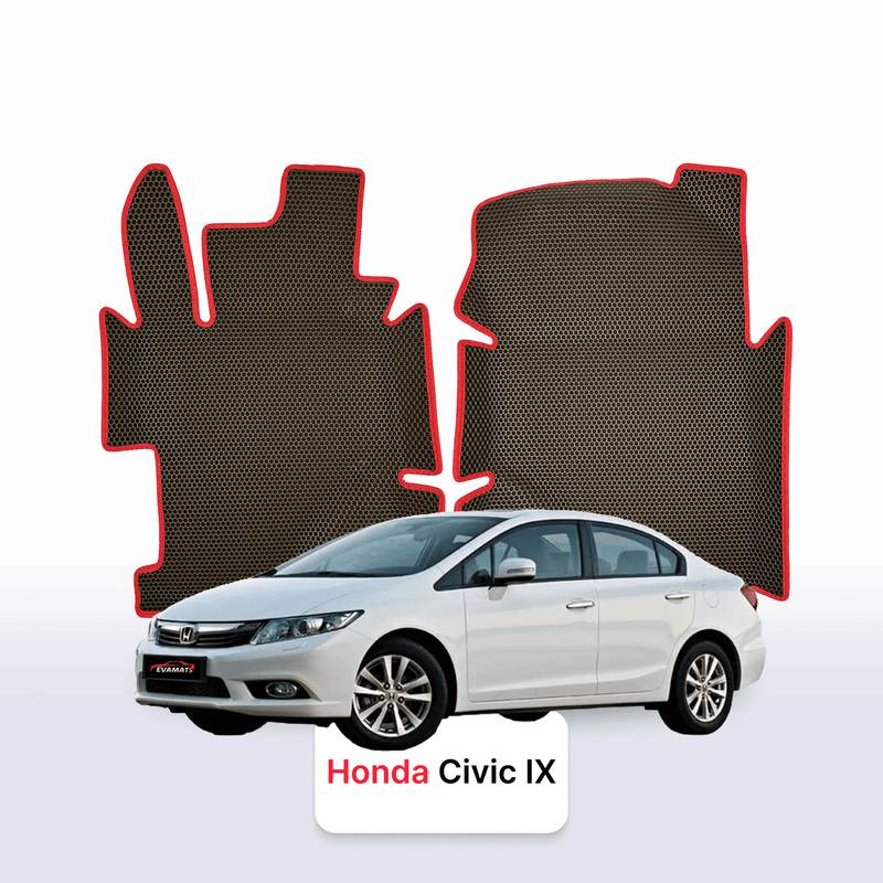Car mats EVA for Honda Civic 9 gen 2011-2017 year SEDAN