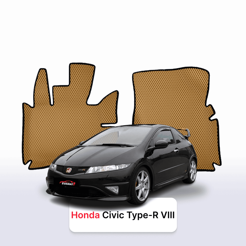 Car mats EVA for Honda Civic Type-R 8 gen 2005-2012 year HATCHBACK 5 door