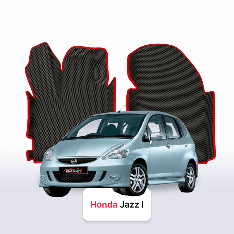 Car mats EVA for Honda Jazz 1 gen 2001-2008 year HATCHBACK 5 door