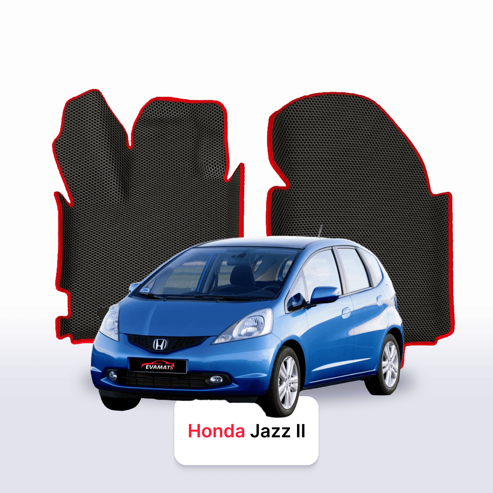 Car mats EVA for Honda Jazz 2 gen 2008-2014 year HATCHBACK 5 door