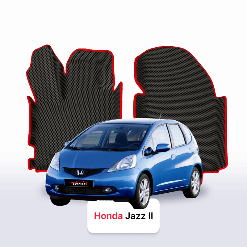 Car mats EVA for Honda Jazz 2 gen 2008-2014 year HATCHBACK 5 door