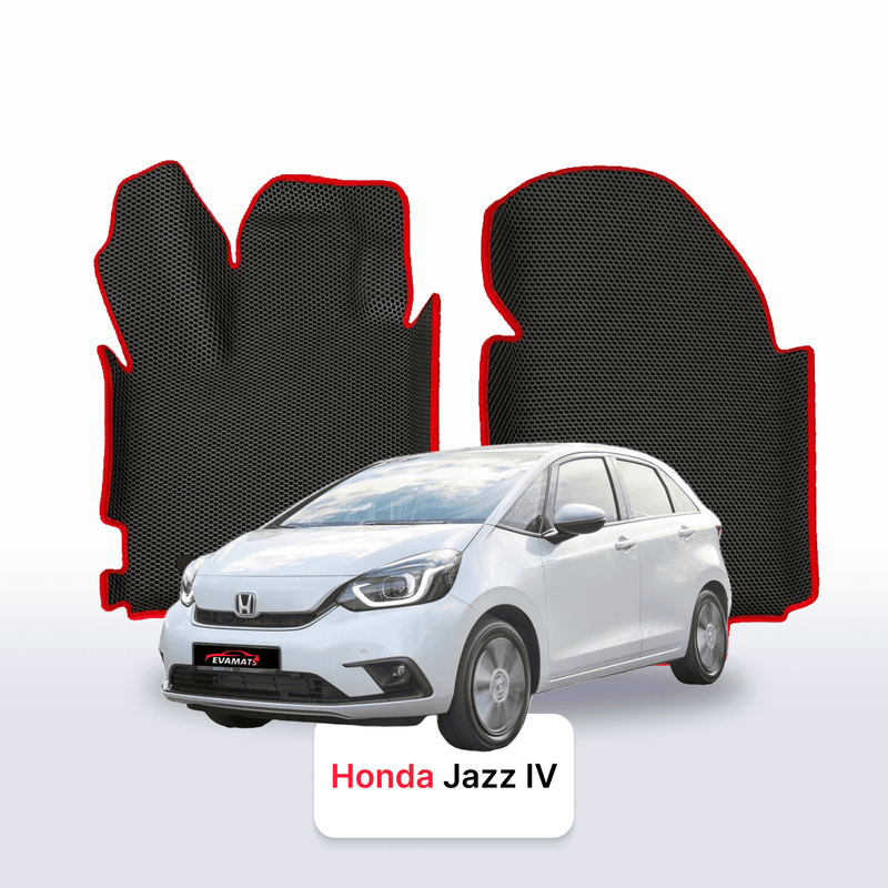 Car mats EVA for Honda Jazz 4 gen 2020-2026 year Hybrid HATCHBACK 5 door