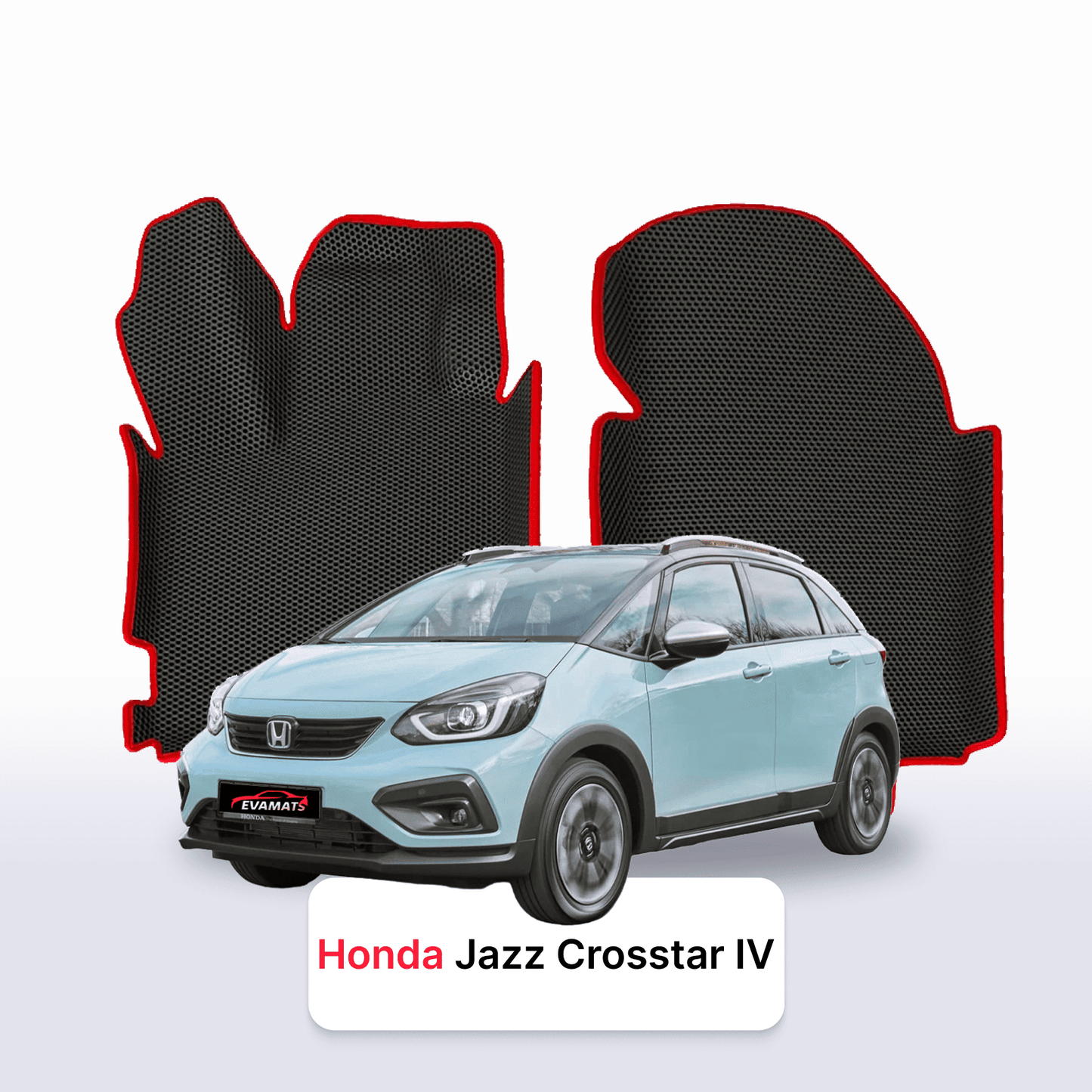 Car mats EVA for Honda Jazz Crosstar 5 gen 2020-2028 year Hybrid HATCHBACK 5 door
