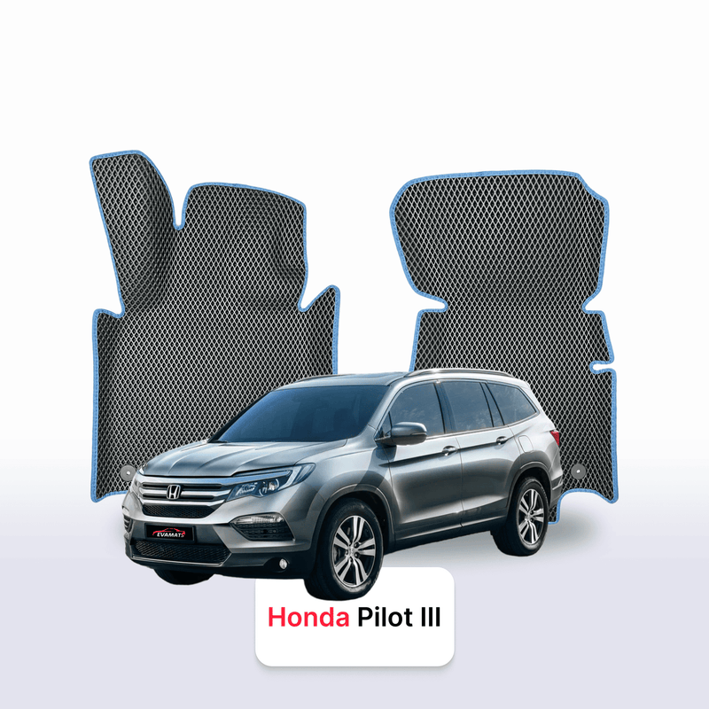 Car mats EVA for Honda Pilot 3 gen 2015-2022 year SUV