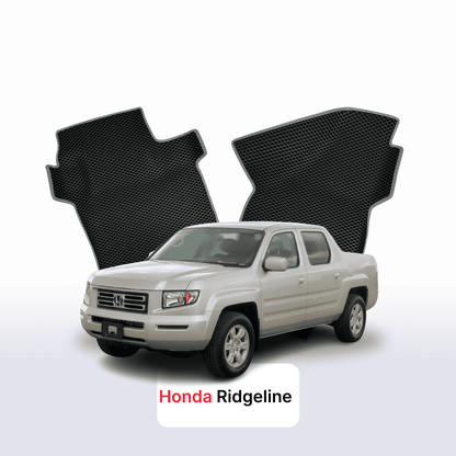 Car mats EVA for Honda Ridgeline 1 gen 2005-2014 year PICK-UP double cabin