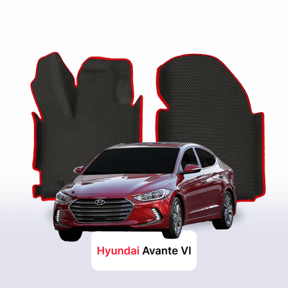 Car mats EVA for Hyundai Avante(AD) 6 gen 2015-2020 year SEDAN