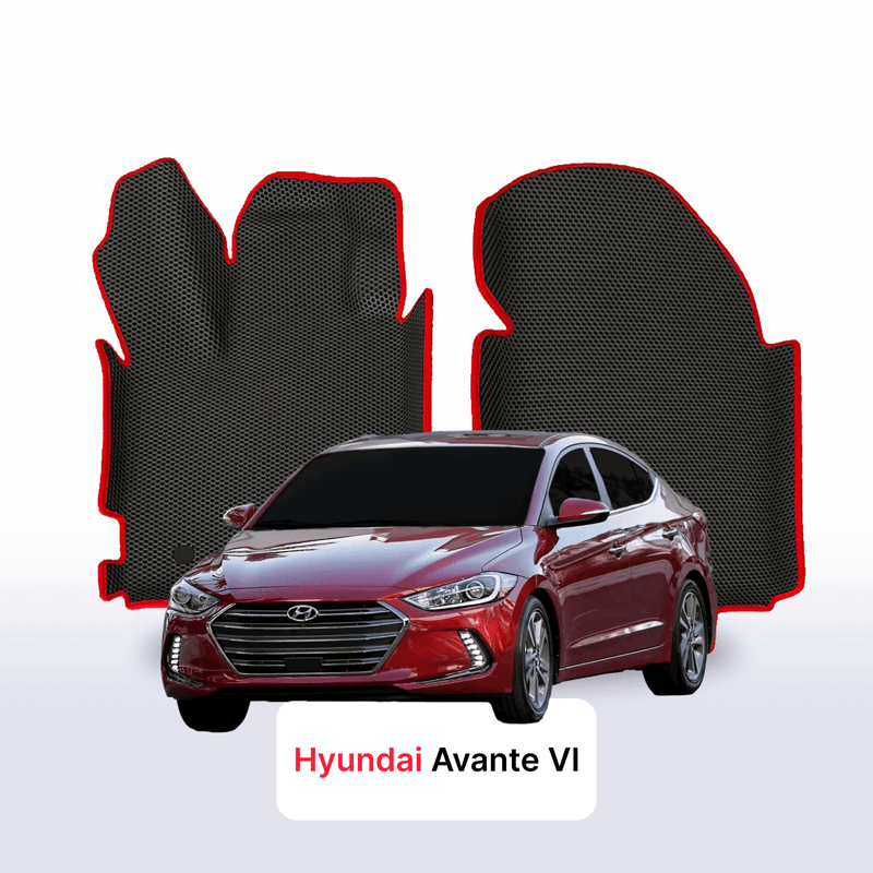 Car mats EVA for Hyundai Avante(AD) 6 gen 2015-2020 year SEDAN