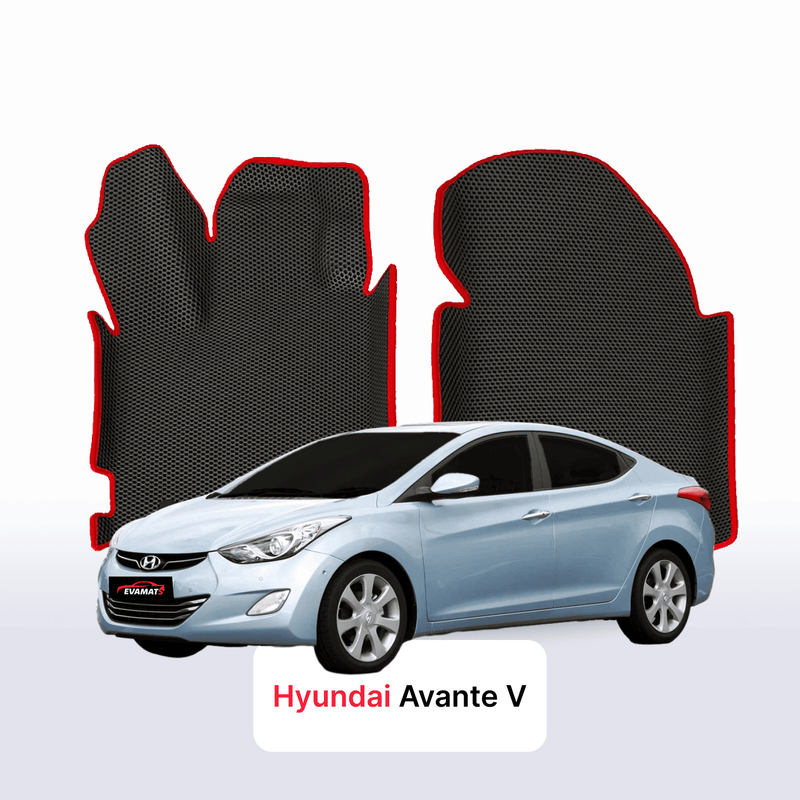 Car mats EVA for Hyundai Avante(MD) 5 gen 2010-2015 year SEDAN