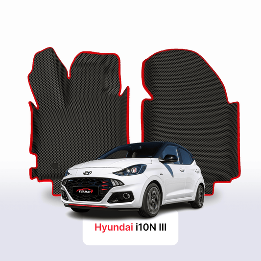 Car mats EVA for Hyundai i10N 3 gen 2019-2026 year HATCHBACK 5 door