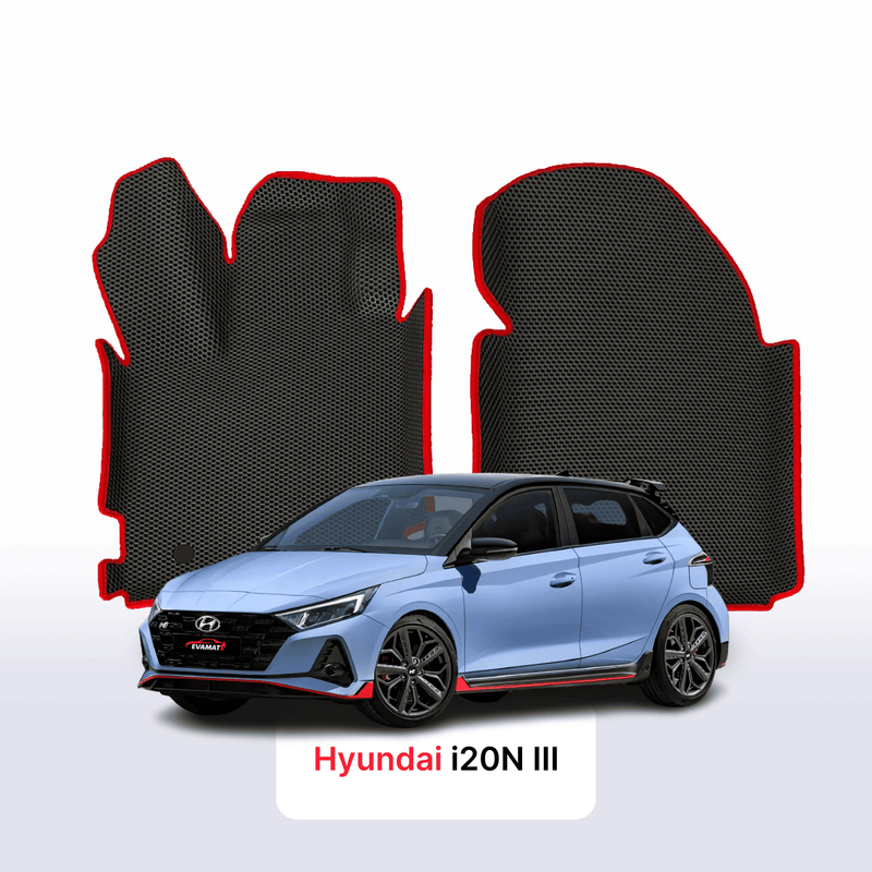 Car mats EVA for Hyundai i20N 3 gen 2020-2028 year HATCHBACK 5 door