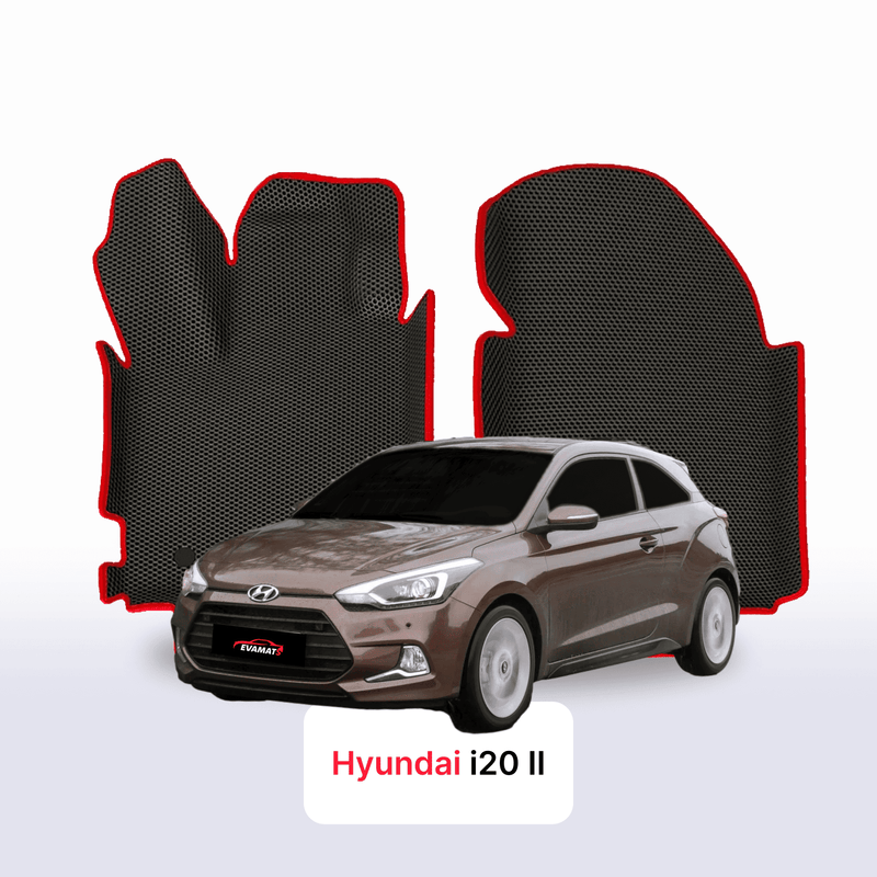 Car mats EVA for Hyundai I20(IB) 2 gen 2014-2020 year HATCHBACK 3 door