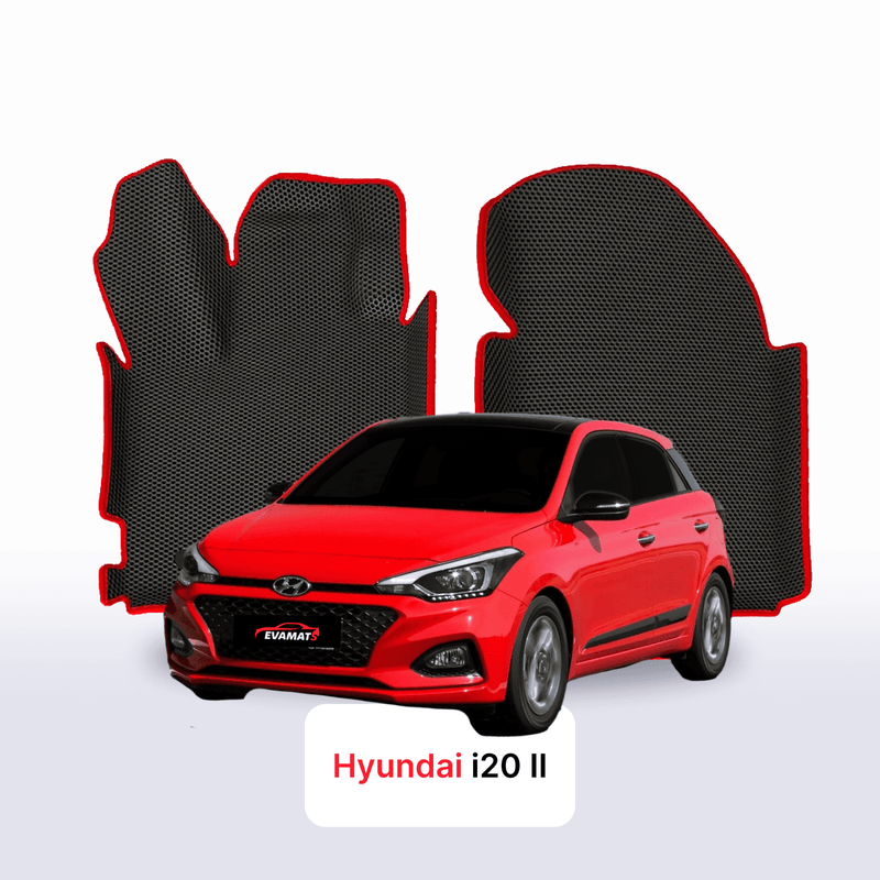 Car mats EVA for Hyundai I20(IB) 2 gen 2014-2020 year HATCHBACK 5 door
