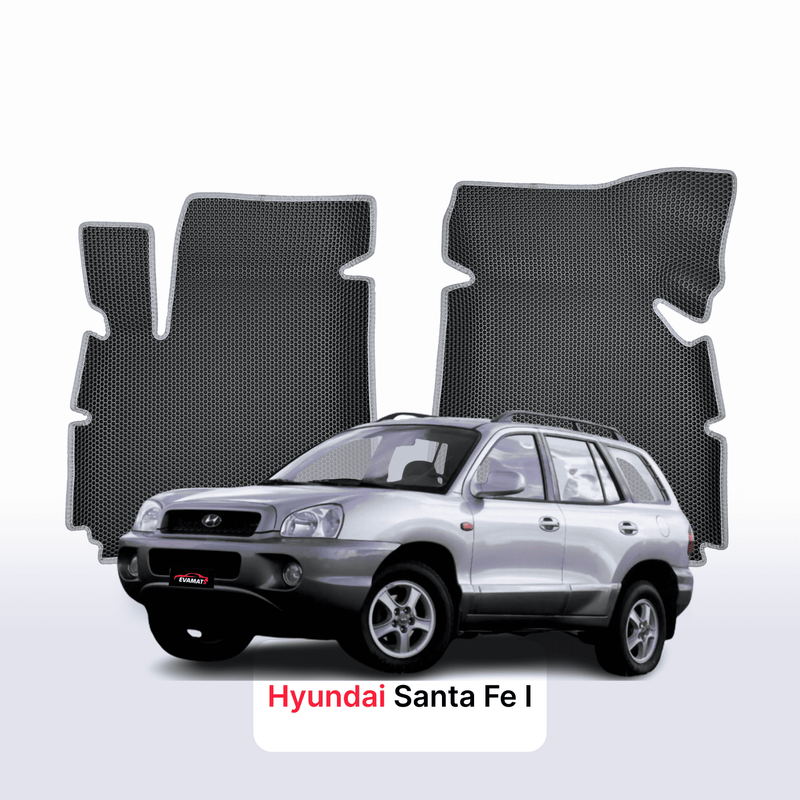 Car mats EVA for Hyundai Santa Fe 1 gen 2000-2006 year SUV