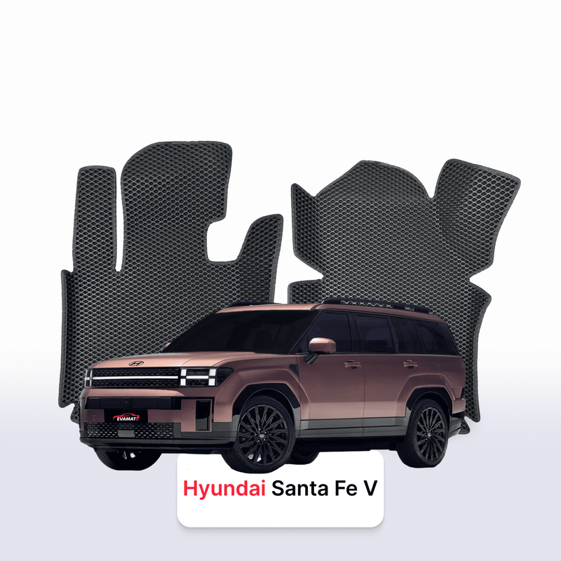 Car mats EVA for Hyundai Santa Fe(MX5) 5 gen 2023-2028 year SUV