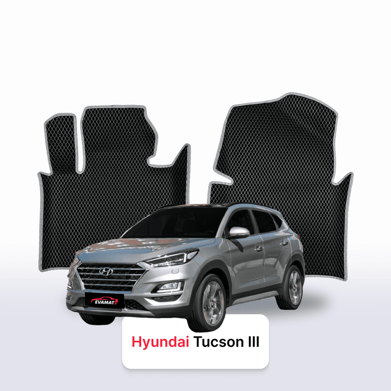 Car mats EVA for Hyundai Tucson facelift 3 gen 2018-2021 year SUV