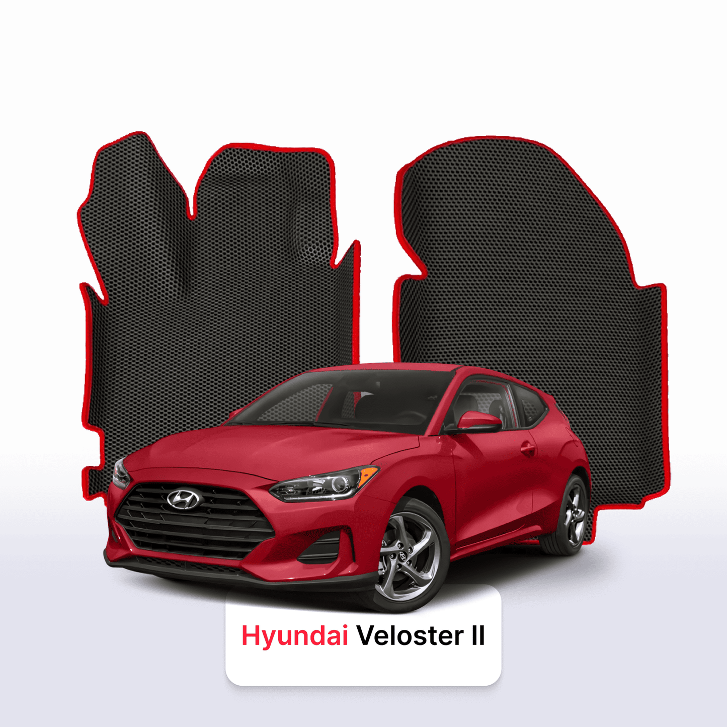 Car mats EVA for Hyundai Veloster 2 gen 2018-2022 year Hatchback 4 door
