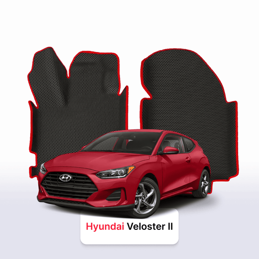 Car mats EVA for Hyundai Veloster 2 gen 2018-2022 year Hatchback 4 door
