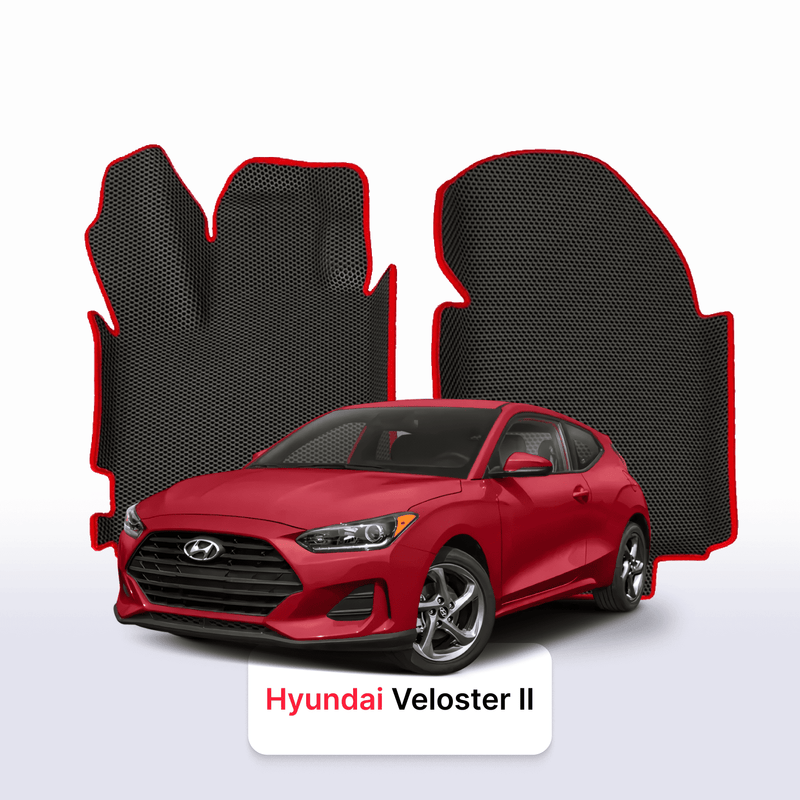 Car mats EVA for Hyundai Veloster 2 gen 2018-2022 year Hatchback 4 door