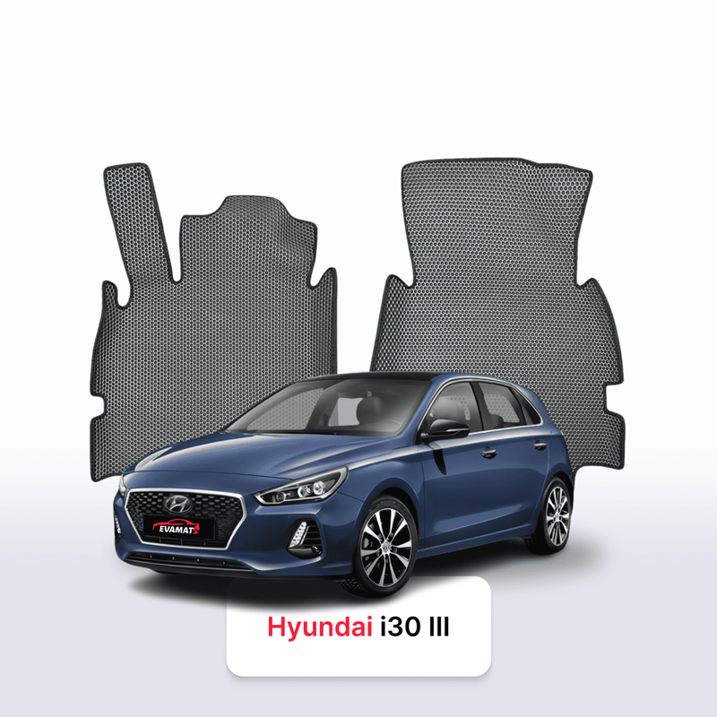 Car mats EVA for Hyundai I30 3 gen 2016-2028 year HATCHBACK 5 door