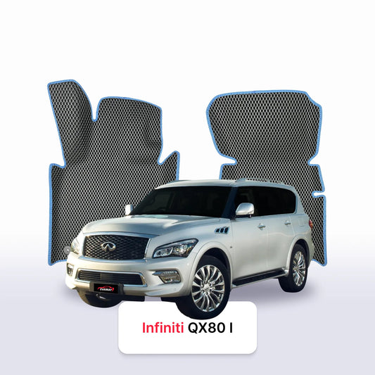 Car mats EVA for Infiniti QX80 1 gen 2013-2024 year SUV