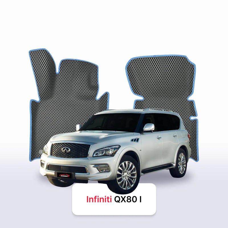 Car mats EVA for Infiniti QX80 1 gen 2013-2024 year SUV