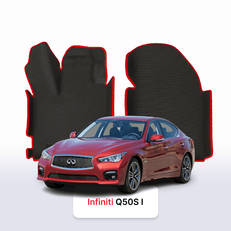 Car mats EVA for Infiniti Q50S 1 gen 2013-2025 year SEDAN