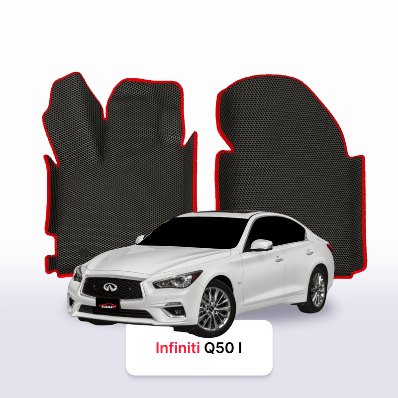 Car mats EVA for Infiniti Q50 1 gen 2013-2025 year SEDAN
