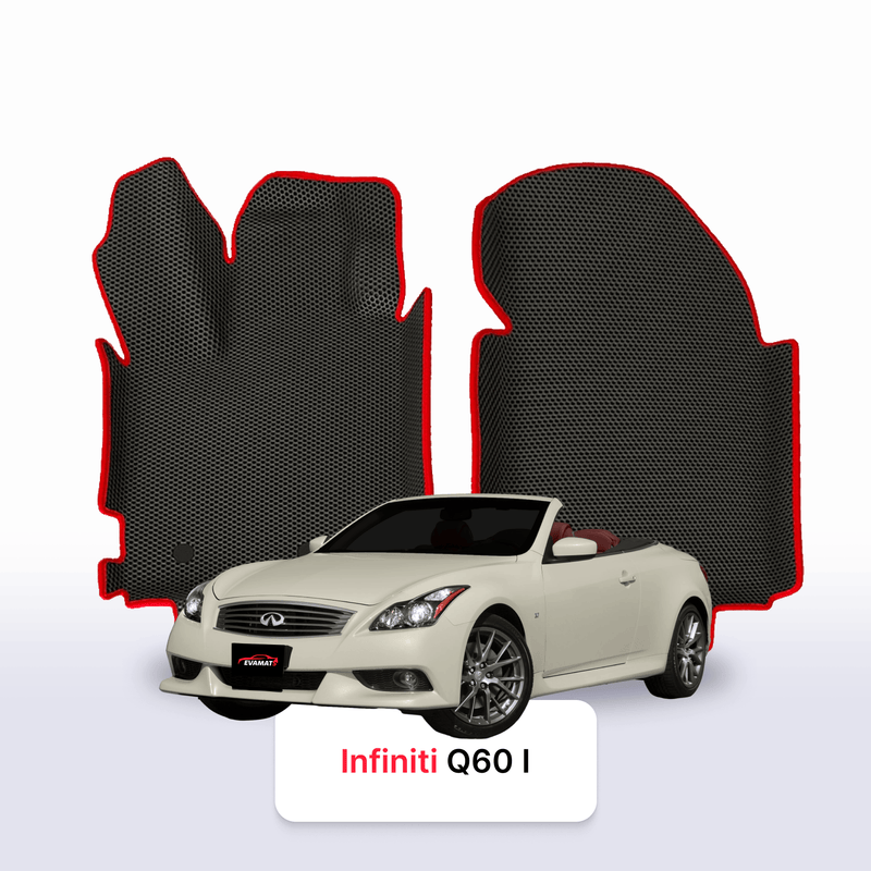 Car mats EVA for Infiniti Q60 1 gen 2013-2016 year CABRIO