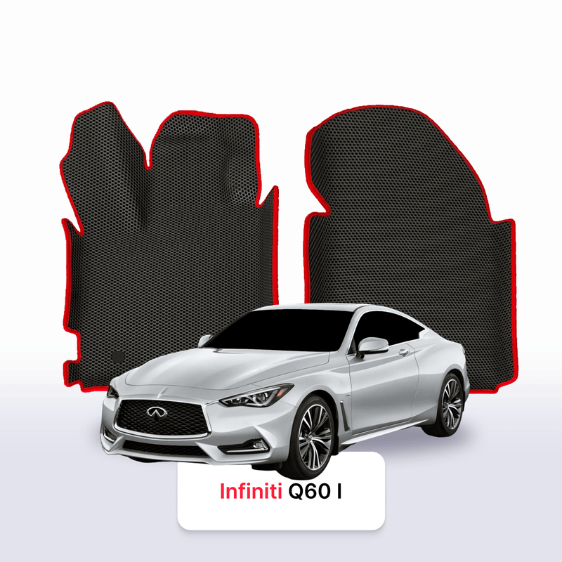 Car mats EVA for Infiniti Q60 1 gen 2013-2023 year COUPE