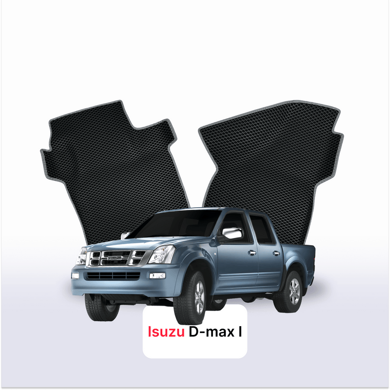 Car mats EVA for Isuzu D-Max 1 gen 2002-2012 year PICK-UP  double cabin