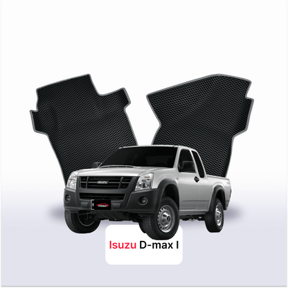 Car mats EVA for Isuzu D-Max 1 gen 2002-2012 year PICK-UP one-and-half cabin