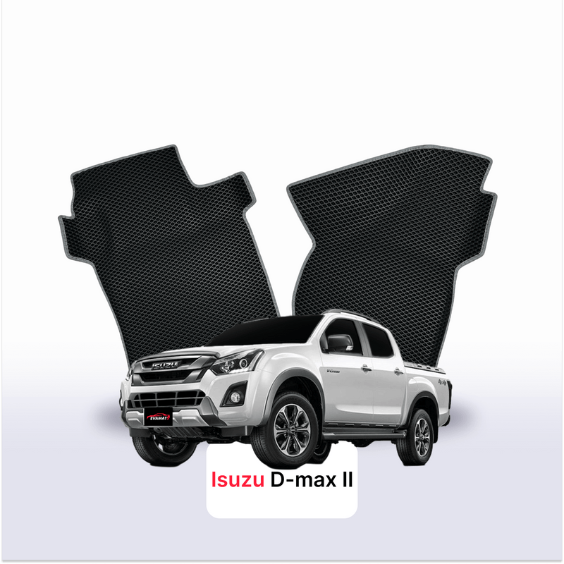 Car mats EVA for Isuzu D-Max 2 gen 2011-2020 year PICK-UP  double cabin
