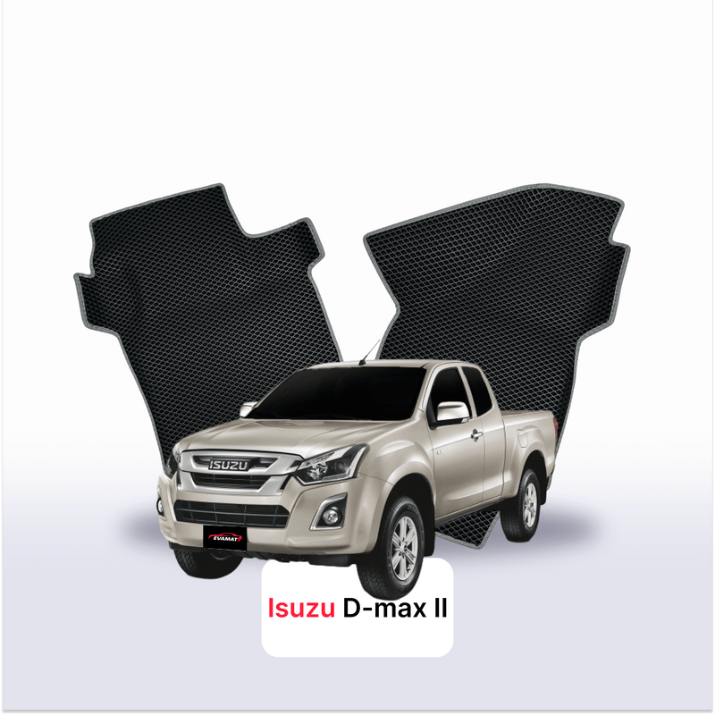 Car mats EVA for Isuzu D-Max 2 gen 2011-2020 year PICK-UP one-and-half cabin